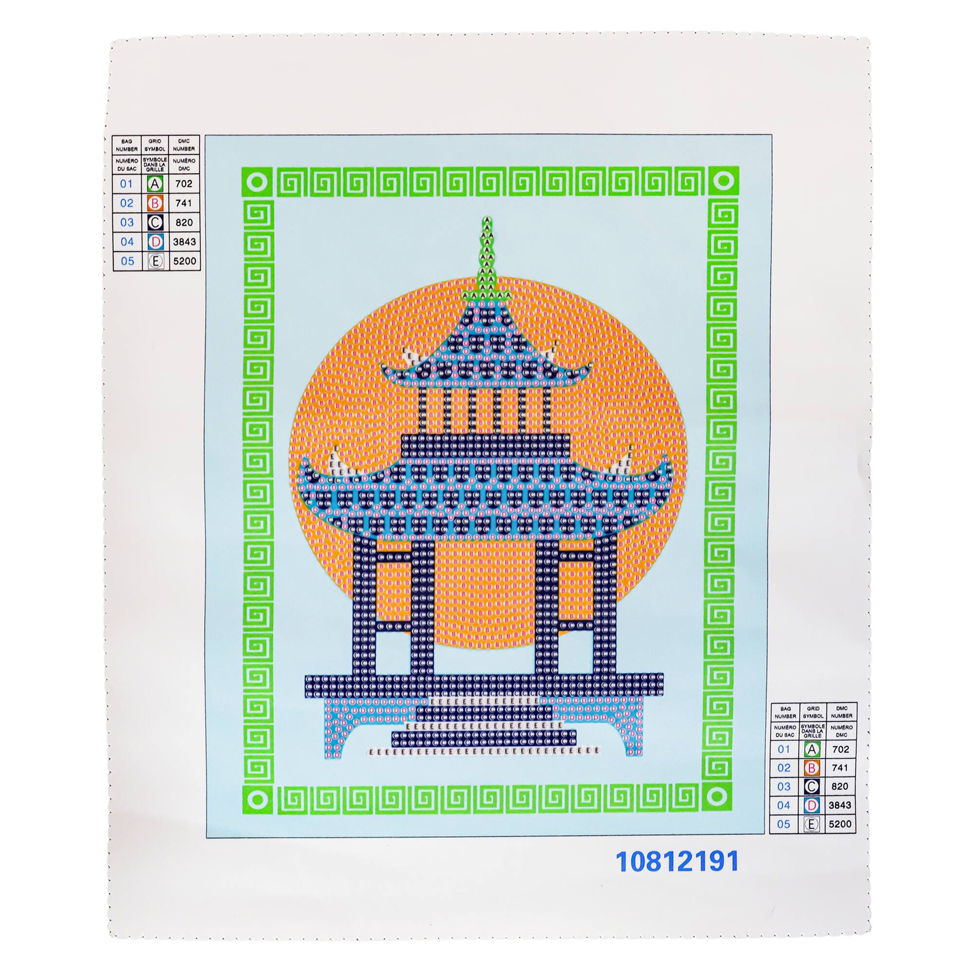 Jonathan Adler x Michaels 8" x 10" Pagoda Diamond Art Kit